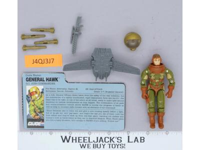 General Hawk V1 100% Complete G.I. Joe 1991 Hasbro Vintage Action Figure