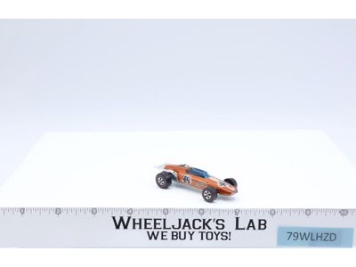 Indy Eagle Orange Hot Wheels 1969 Mattel Redline Vintage RL Hong Kong