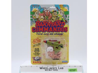 Major Legger Mutton Barnyard Commandos 1989 Playmates NEW MOSC SEALED