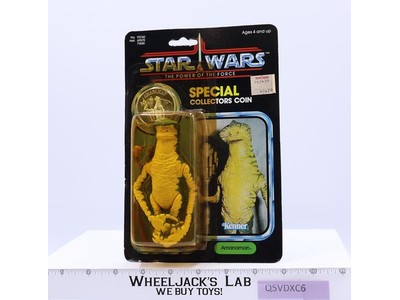 Amanaman W/Coin 92 Back Star Wars POTF 1984 Kenner NEW MOSC SEALED