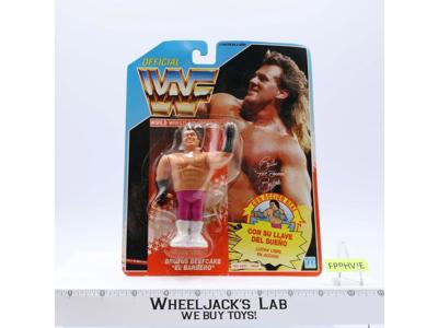 Brutus Beefcake SPANISH Card WWF Wrestling 1991 Hasbro NEW MOSC SEALED