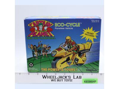 Eco-Cycle Captain Planet 1991 Tiger Toys Action Figure Vehicle NEW SEALED