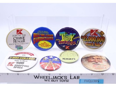Lot of 8 Kmart Employee Pins Badges Buttons