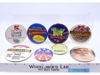Lot of 8 Kmart Employee Pins Badges Buttons