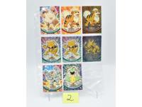 1999 Foil Textured Holo Card Lot Animation Edition Cards Pokemon Growlithe +7