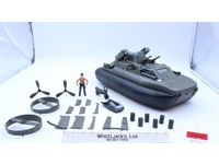Killer W.H.A.L.E. Hovercraft W/Cutter 100% Complete GI Joe 1984 Hasbro Vehicle