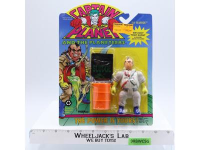Sly Sludge Captain Planet 1991 Tiger Toys Action Figure NEW MOSC SEALED