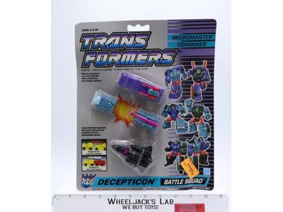 Battle Squad Micromasters MOSC NEW 1990 Vintage Hasbro G1 Transformers Figure
