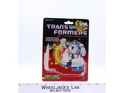 Searchlight Cardback Vintage 1986 G1 Transformers Hasbro Action Figure