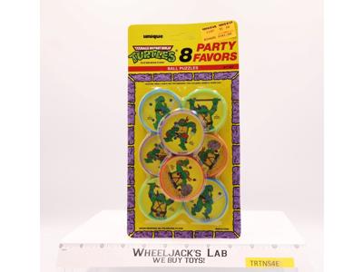 Ball Puzzles Party Favors Teenage Mutant Ninja Turtles 1989 Unique NEW SEALED