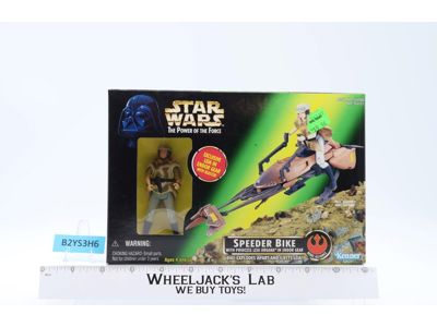 Speeder Bike W/Princes Leia Star Wars POTF 1997 Kenner NEW MISB SEALED