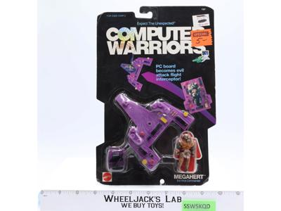 Megahert Evil Virus Commander Computer Warriors 1989 Mattel Vintage Figure MOSC