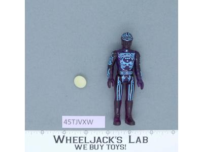 Purple Tron Complete With Disc Walt Disney Tomy 1981 Vintage Action Figure