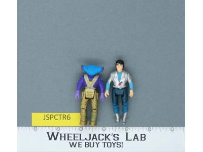 Six-Gill & Orion 100% Complete Dino Riders 1989 Tyco Vintage Action Figures