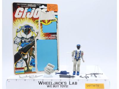 Snow Serpent V1 100% Complete 34 Cardback 1985 G.I. Joe Hasbro Vintage Figure