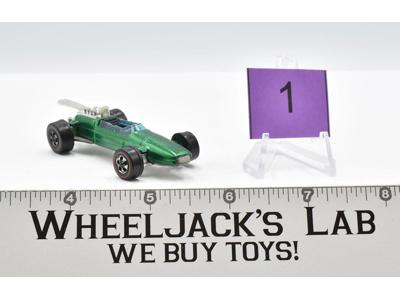 Brabham-Repco F-1 #1 Green 1969 Hot Wheels Mattel Vintage Redline RL