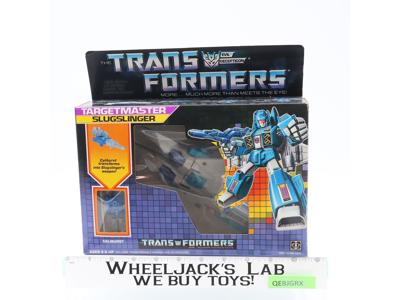 Slugslinger W/BOX & INSERT 100% Complete 1987 Vintage G1 Transformers Figure