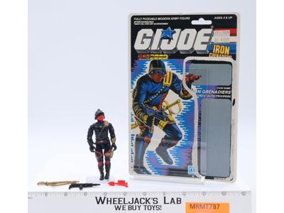 Iron Grenadiers V1 100% Complete W/ Cardback 1988 G.I. Joe Hasbro Vintage Figure