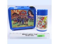 Captain Planet Plastic Blue Lunchbox W/ Thermos Mug 1990 Aladdin NEW W/ TAGS