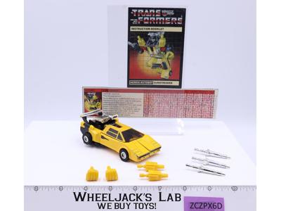Sunstreaker 100% Complete 1985 Vintage Hasbro G1 Transformers Action Figure