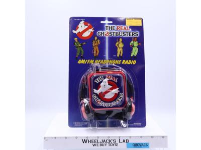 Portable AM/FM Headphone Radio The Real Ghostbusters 1988 JPI NEW