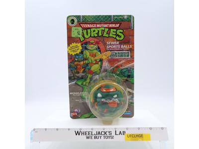 Michaelangelo Sewer Sports Balls TMNT 1991 Playmates NEW SEALED