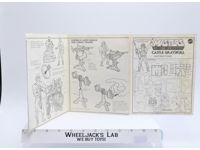 Castle Grayskull Instructions MOTU Masters Of The Universe 1981 Vintage