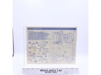Python Stun 1988 ORIGINAL Instructions Blueprints G.I. Joe Hasbro Vehicle