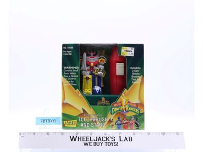 Battery Powered Toothbrush & Stand Mighty Morphin Power Rangers 1994 Janex MISB