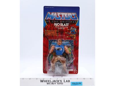 Rio Blast 9-Back Masters of the Universe MOTU 1986 Mattel Figure NEW SEALED