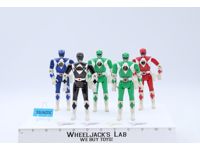 Lot of 5 Auto Morphin Power Rangers 1993 1995 5.5" Bandai Action Figures w/ Guns