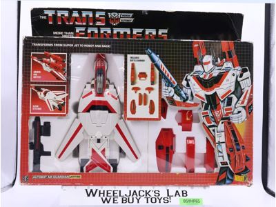 Jetfire 100% Complete W/ Box & Insert 1985 G1 Transformers Vintage Action Figure