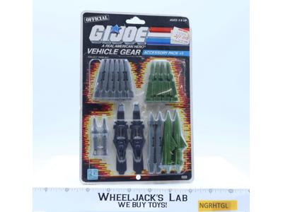 Vehicle Gear Accessory Pack #1 GI Joe 1986 Hasbro Figure MOSC SEALED NEW