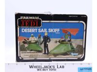 Desert Sail Skiff 100% Complete W/Box ROTJ 1983 Star Wars Vintage Kenner Vehicle