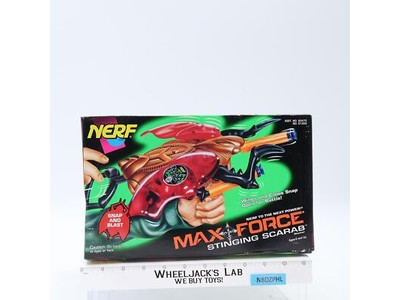 #61304 Max Force Stinging Scarab NERF 1996 Hasbro Toy NEW SEALED