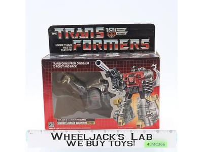Sludge 100% Complete W/BOX & INSERT 1985 Vintage Hasbro G1 Transformers Figure
