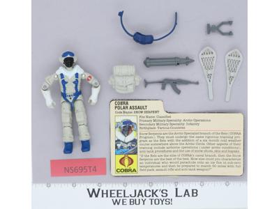 Snow Serpent V1 100% Complete G.I. Joe 1985 Hasbro Vintage Action Figure