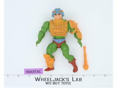 Man-At-Arms RED DOT VARIANT 100% Complete He-Man Masters Of The Universe Mattel