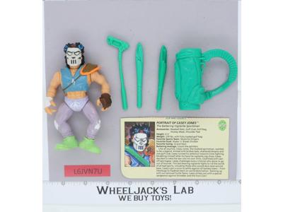 Casey Jones 100% Complete Teenage Mutant Ninja Turtles Playmates 1989 Vintage