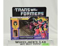 Fangry 100% Complete W/BOX & INSERT 1987 Vintage G1 Transformers Action Figure