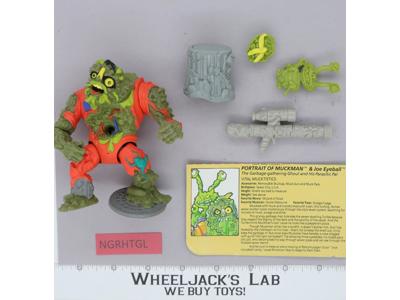 Muckman & Joe Eyeball 100% Complete Teenage Mutant Ninja Turtles 1990 Playmates