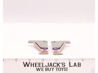 G2 Starscream MEDIUM Wing PAIR STICKERED Vintage Transformers Accessory