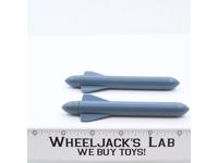 Conquest X-30 Bomb Missiles x2 1989 GI Joe Vintage Hasbro Action Figure Vehicle