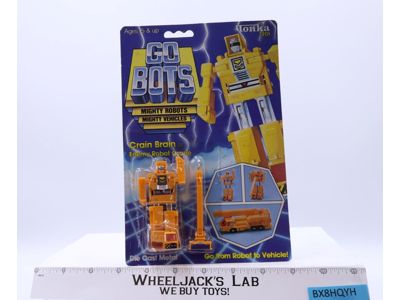 Crain Brain Enemy Robot Crane Gobots 1984 Tonka Action Figure NEW MOSC SEALED