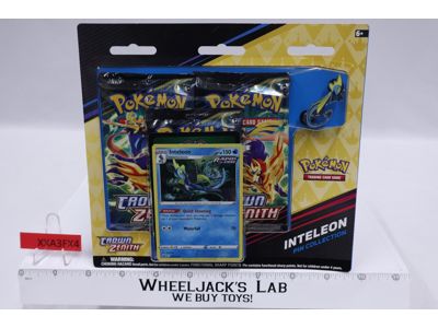 Crown Zenith Inteleon Pin Collection Booster Pack 2023 Pokémon NEW SEALED