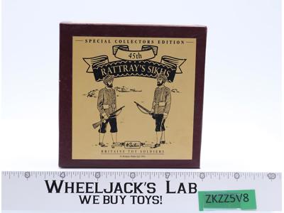 8838 45th Rattray's Sikhs 2 Troopers W. Britains Toy Soldiers 1994 NIB Lead Figs