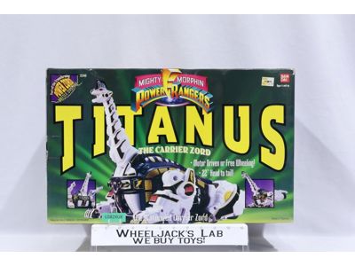 Titanus Carrier Zord Complete Mighty Morphin Power Rangers 1993 Bandai NEAR MINT