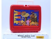 ALF Plastic Red Lunch Box 1987 Alien Productions Vintage