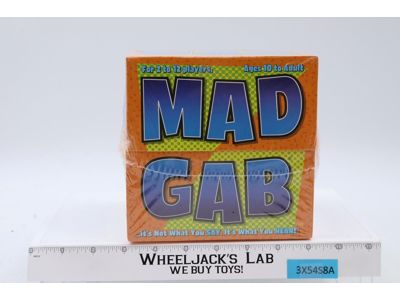 Mad Gab Word Game 1995 Patch Products NEW SEALED