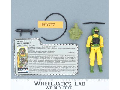 Airtight V1 100% Complete G.I. Joe 1985 Hasbro Vintage Action Figure